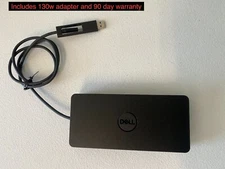 Dell D6000 Universal Docking Station USB-C 130w AC Adapter- 90 day warranty