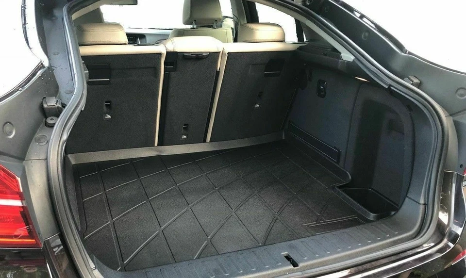 Tapete de assoalho forro de porta-malas traseiro para todas as condições climáticas bandeja de carga almofada para BMW X4 X 4 2015-2018 - Imagem 3 de 4