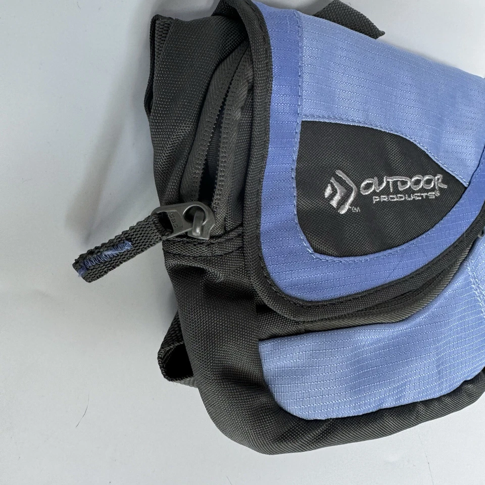 Bolsa feminina de produtos ao ar livre pequena bolsa de náilon para viagem bolsa de babá azul ajustável - Imagem 3 de 4