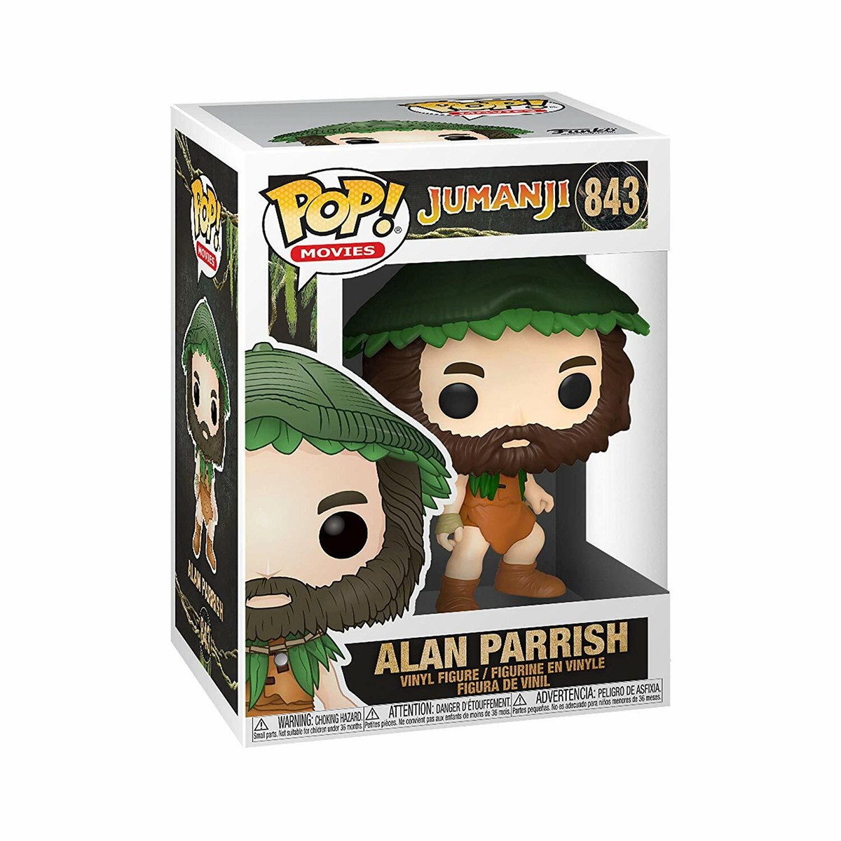Alan Parrish Jumanji 1995 Robin Williams POP! Movies #843 Vinyl Figure Funko - Main Image