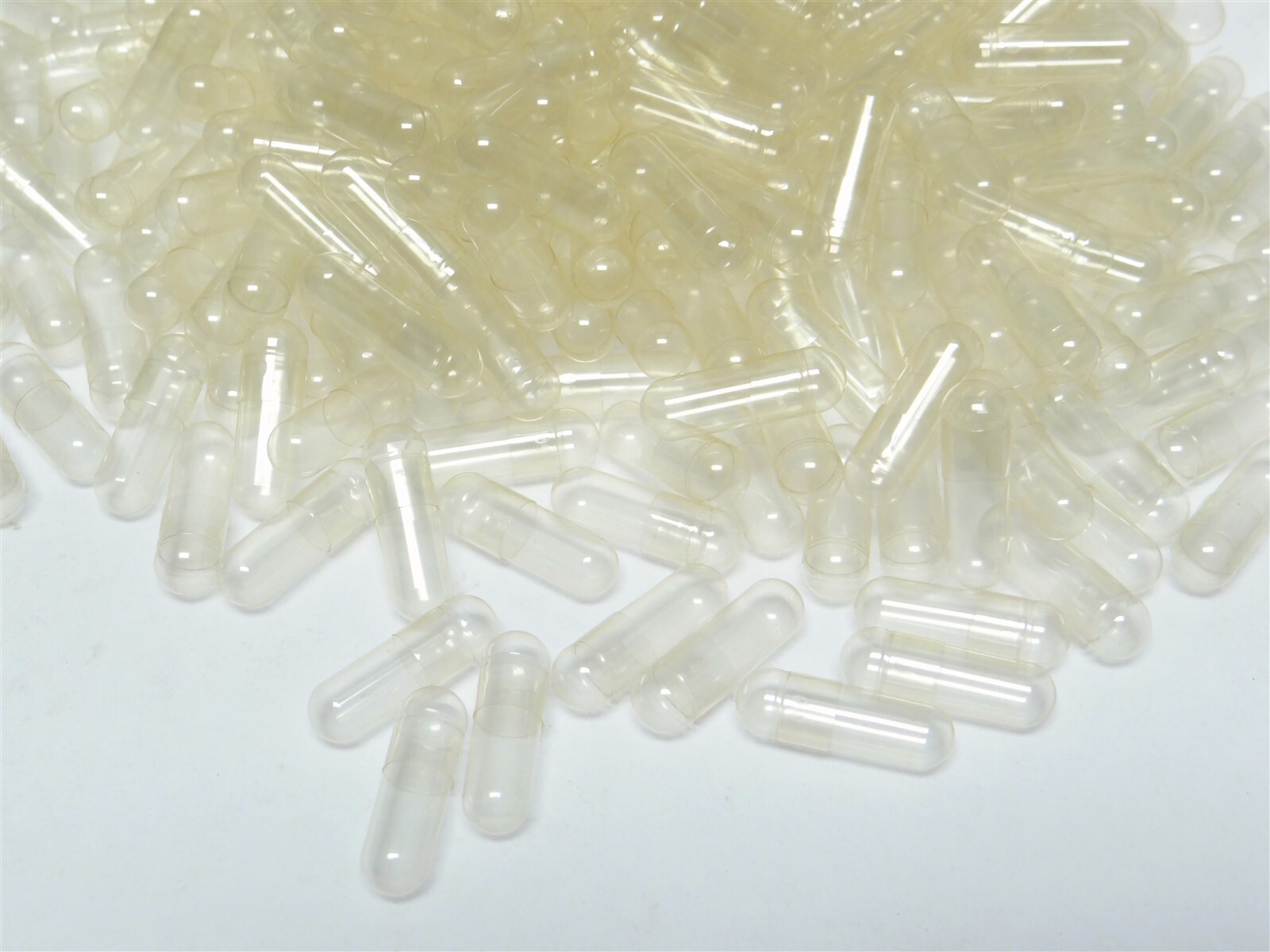 ACG Size 0 HR HPMC Clear Transparent Vegetarian Vegan Cellulose Pill