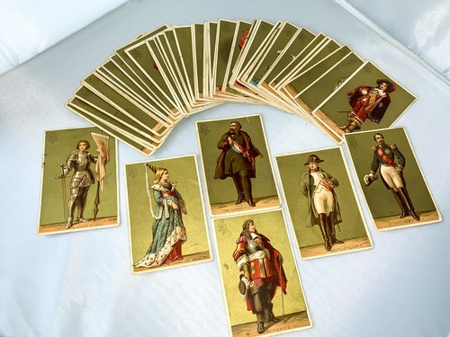 H&C Sammelbilder Frankreichs France Adel aus dem 15-17 Jahrh. - 70 Stk.