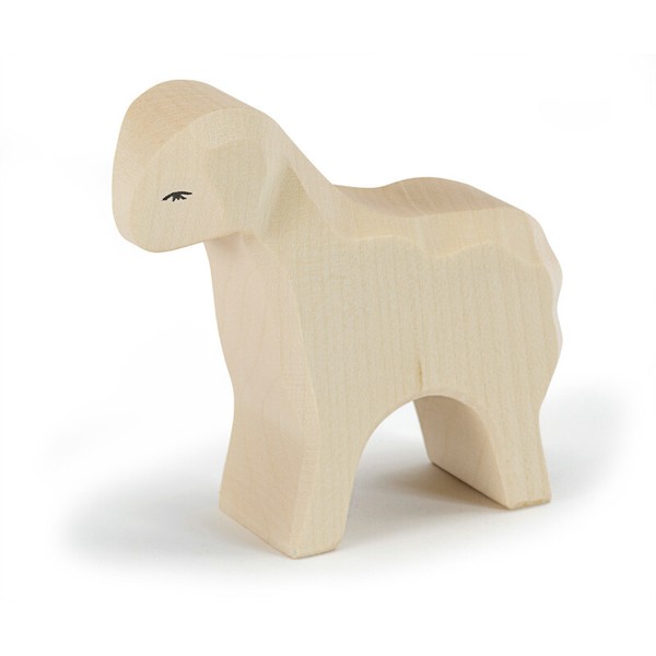 Schaf Stehend - Ostheimer 11602 Holzfigur Auch FüR Krippe Krippenfigur Neu-image
