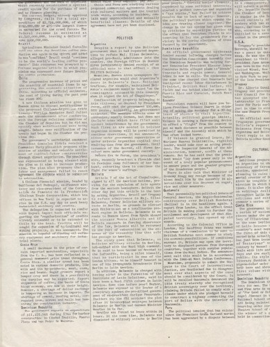 Vintage FEB 15 1947 DIGEST OF THE AMERICAS Weekly Bulletin-News of Latin America - Picture 3 of 4