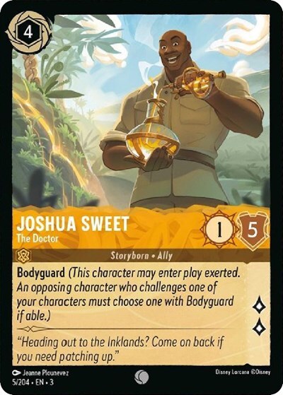 Lorcana Joshua Sweet - The Doctor (5/228) Into the Inklands NM