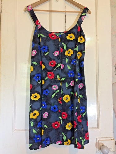 S14 Vintage CANDA (C&A) Pretty Mini Button Up Front Dress - Picture 2 of 6