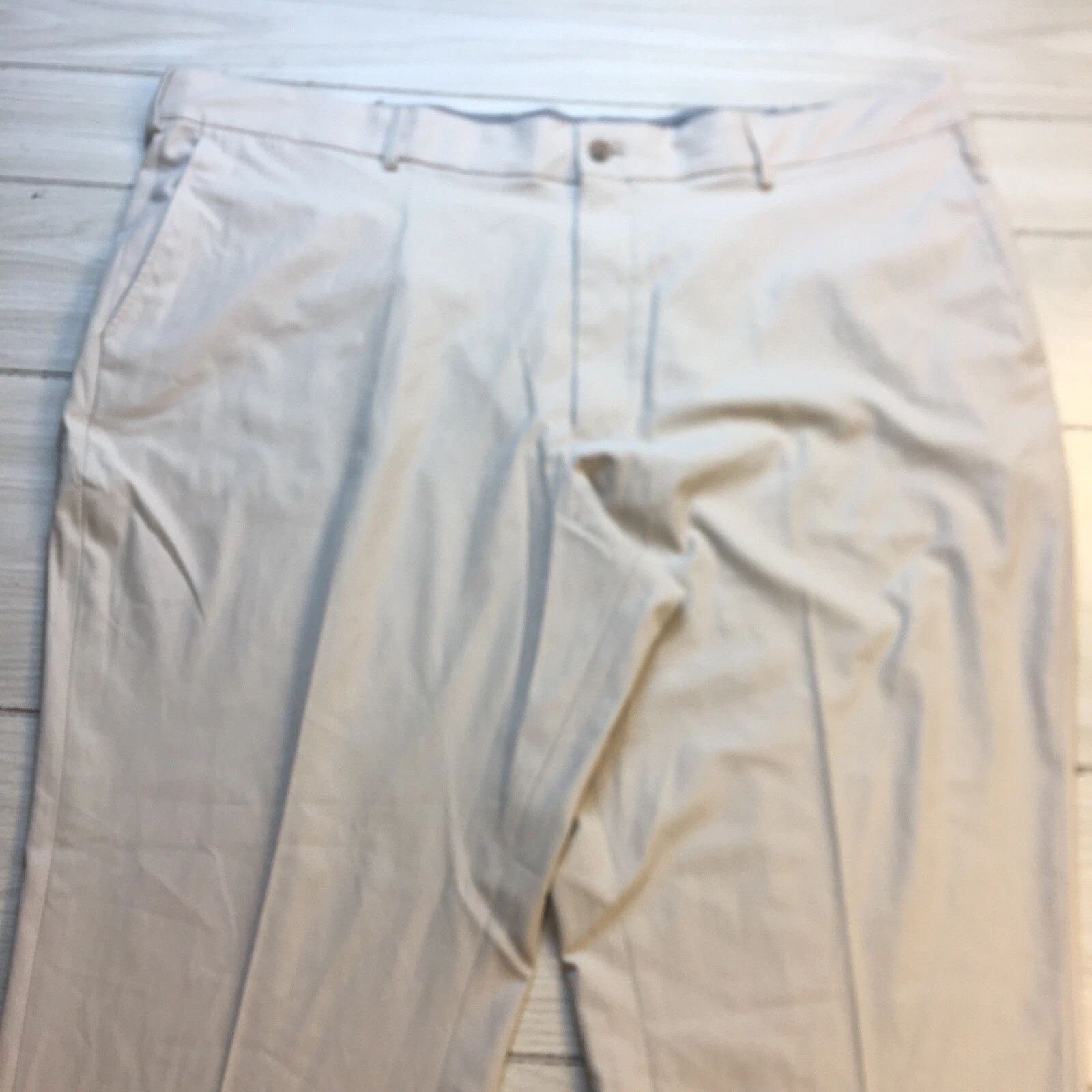 Walter Hagen Mens Perfect 11 Pants Straight Fit, Big & Tal Khaki 52/30