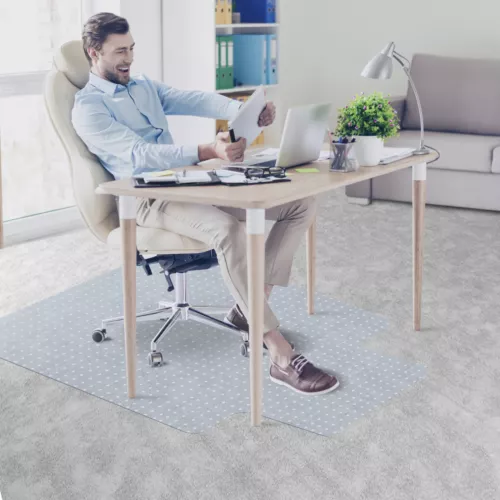 Office Chair Mat Hard Floors/Carpet Floor Protector Home Office Desk Chair Mat - Picture 27 of 34