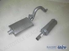 Auspuff Set Mitteltopf + Endtopf für Opel Kadett C Coupe 1.9 GT/E 77KW 1975-1977