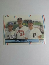 BRET SABERHAGEN, MIKE WITT, JACK MORRIS 1988 FLEER BASEBALL CARD # 626 C6594