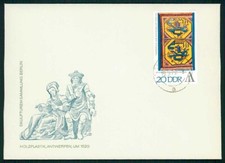 DDR FDC 1972 INTERARTES TEPPICH EINZELFRANKATUR !! SO NICHT IM MICHEL !! hx84