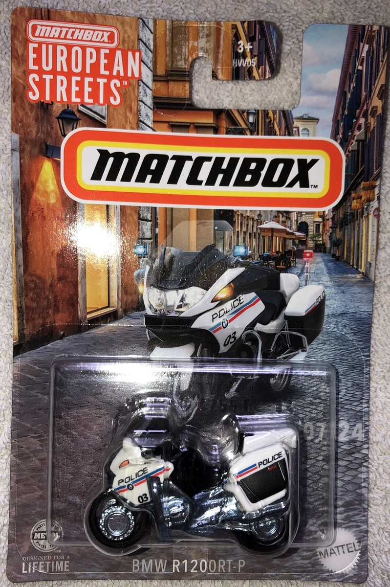 Matchbox 2024 European Streets BMW R1200 RT-P Police Motorcycle