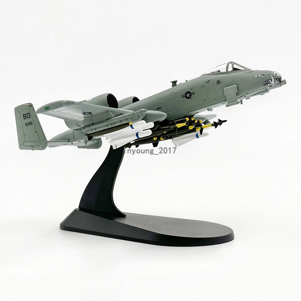Modelo de avión diecast modelo de avión Warthog 1:100 A-10 Thunderbolt II Foto 3 de 4