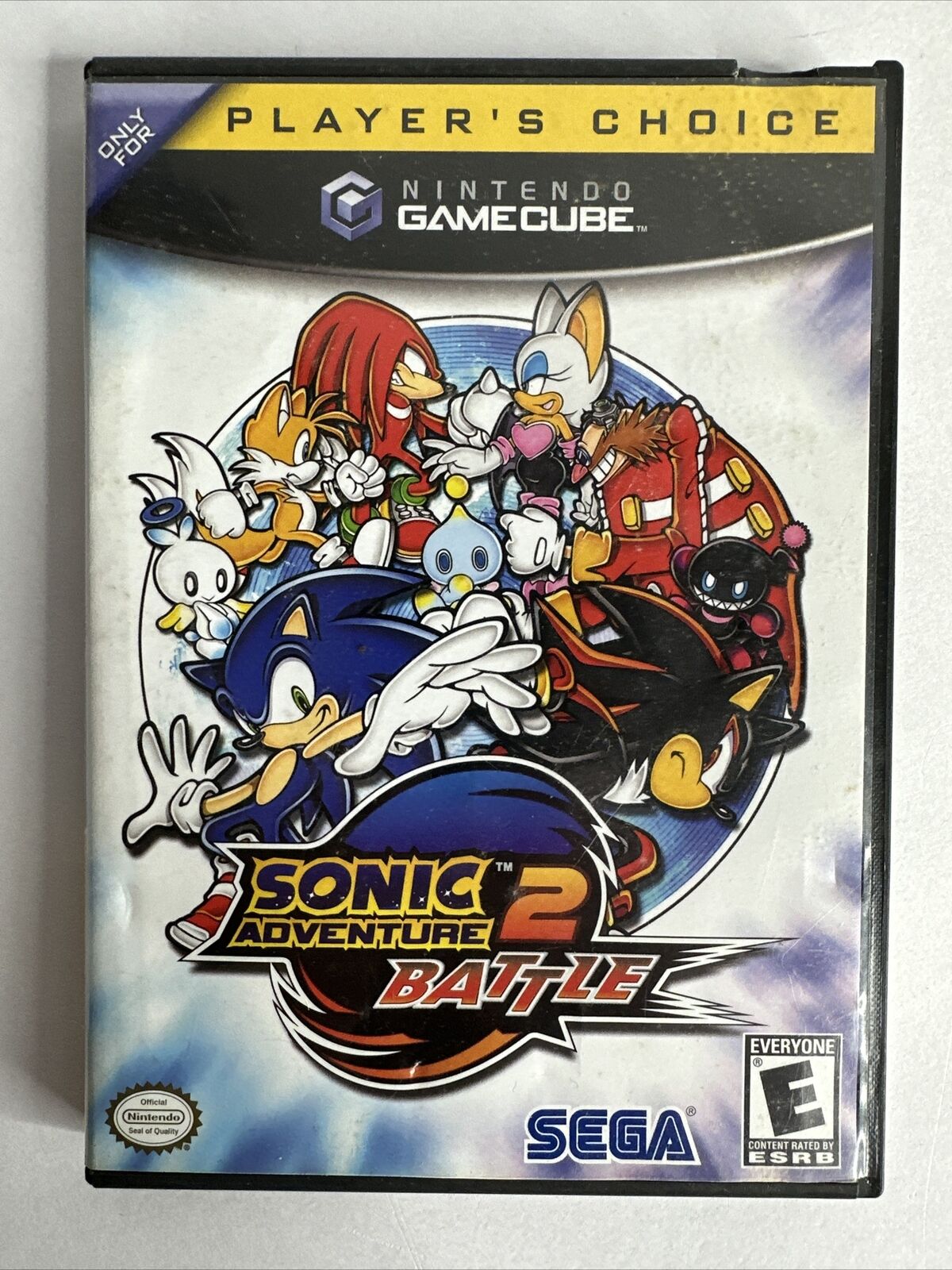 Sonic Adventure 2 Battle (GameCube, 2002) NM Disc Complete CIB Manual FAST  SHIP