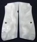 NEW, RESIN PEARL GRIPS FOR BROWNING HI-POWER HIGH POWER