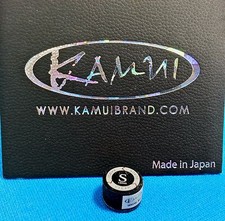  1 Genuine S KAMUI BLACK CLEAR Pool Cue Tip  SOFT  - w/ serial number