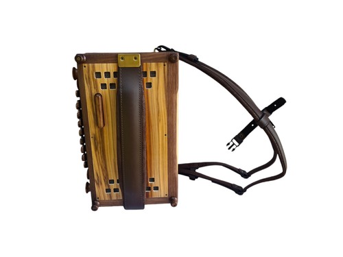 Armónica de Estiria G C F B WoidBua Mini Nuez-Satén Equipamiento Completo - Imagen 9 de 14