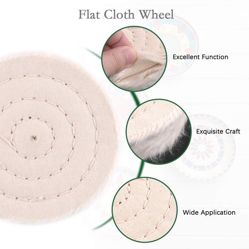 10Pcs Polishing Pad Buffing Wheel Kit Includes Polishing Wheels, Polishing Co... - Picture 3 of 7