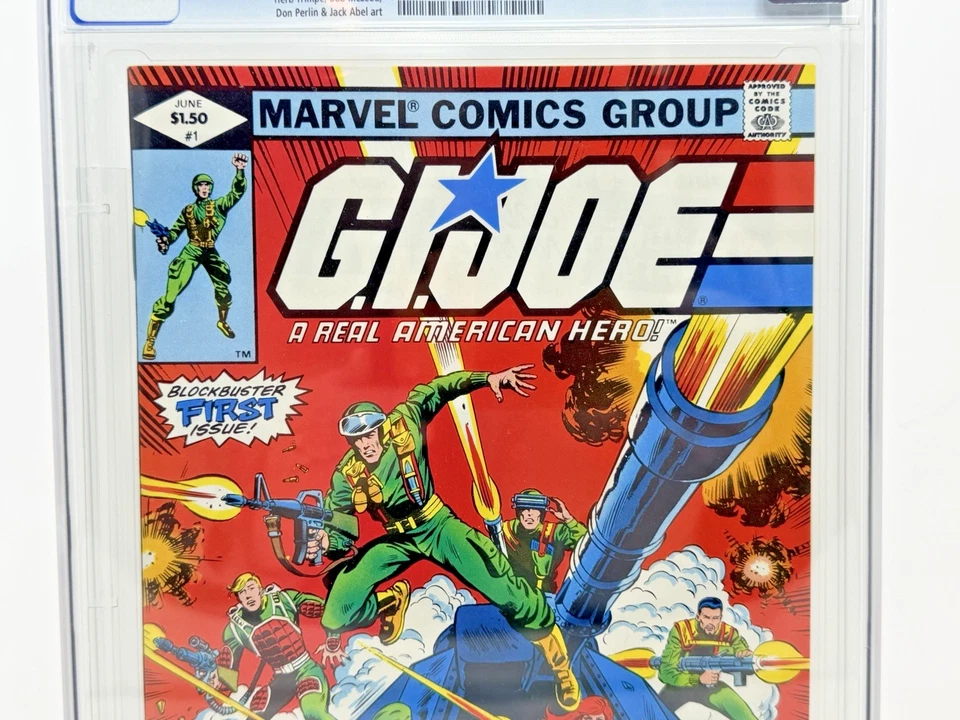 G.I. Joe A Real American Hero #1 (1st Print) Newsstand ⌁ CGC 9.6 ⌁ Marvel 1982 - Image 3 of 4
