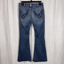 Ariat Real Denim Flare Jeans Womens 28R Brynlee Missouri High Rise