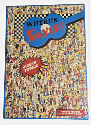 Wheres Elvis (Presley) 513 Jigsaw Puzzle Buffalo Games 21x15 Sealed
