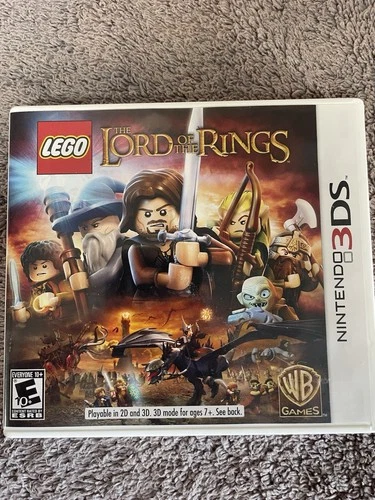 LEGO The Lord of the Rings Nintendo 3DS Game Manual Included 2D/3D Warner Bros.