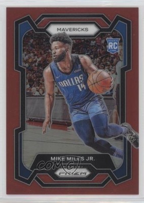 2023-24 Panini Prizm Red Prizm 86/299 Mike Miles Jr #295 Rookie RC 14t3