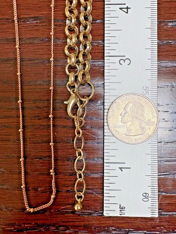 Lote de 7 cadenas collares, medallón rosa y 3 cierres ORIGAMI OWL todas las joyas firmadas Foto 4 de 4