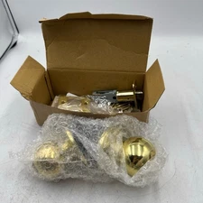 Copper Creek Colonial Privacy Door Knobset Polished Brass BK2030PB Ball Knob
