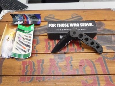 CRKT M16-12M MIL High Risk Pocket Knife Liner Lock Combo Edge Tanto Blade