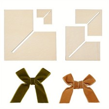 2sets Wood Craft Supplies Bow Board PapayaWhip 4.4 15.5x5.5 19x0.25 0.3cm