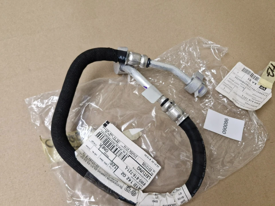 Audi A4 A/C Air Conditioning Hose Pipe Line 8W0816721L B9 2016-on Genuine NEW - Image 2 of 4