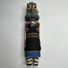 VINTAGE Hopi Or Navajo KACHINA Bird 11” Signed