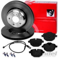 Brembo Bremsscheiben 330Mm + BelÄGe Hinten Passend FüR BMW X3 X4 Ix3 G01 G02 G08