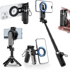 CloudValley Magnetischer Mini Selfie Stick Stativ, 4-in-1 Handy Stativ mit