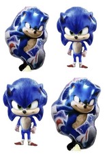 Sonic The Hedgehog Party Balloons 4 Pcs Foil Balloons Birthday Party Decorations