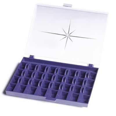 32 Spulen für Pfaff Ambition inkl. Prym Spulenbox (1.0 / 1.5 / 2.0 / Essential)