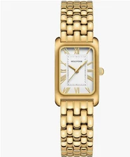 Watches for Women Vintage Bracelet Roman Dial Rectangular Case Gold Watch Waterp
