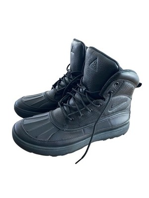 Nike Men's ACG Woodside 2 525393-090 Triple Black Waterproof Boots