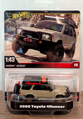 New! Hot Wheels Premium - 2000 Toyota 4Runner - 1:43 Diecast (HMD41)