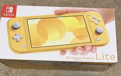 Authentic Yellow Switch Lite Console, Open Box, Never Used, Cib