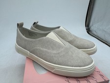 Kensie Salia Sneakers Women's Beige Canvas Slip-on Comfort Casual Shoes - 6