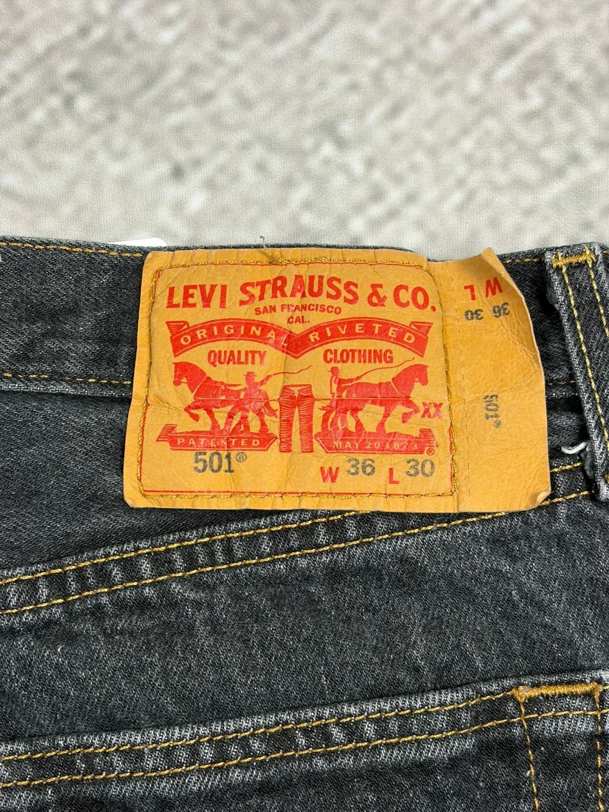 Levi’s 501 90’s/2000 Rare Flared Vintage Faded Streetwear Y2K Style (J-933) image 7
