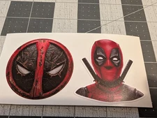 2 DeadPool Vinyl  stickers  Superhero 2.5 " UV Wateproof USA Peel/Stick Decal