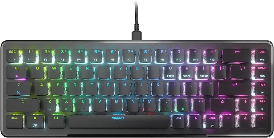 Roccat Vulcan II Mini–65% Optical PC Gaming Keyboard with Customizable RGB Illum - Image 3 of 4