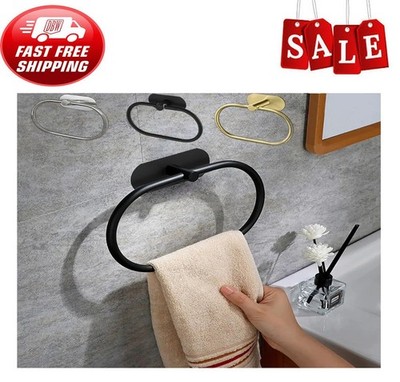 Badezimmer Handtuch Ringhalter Halter Edelstahl Wandmontage selbstklebend