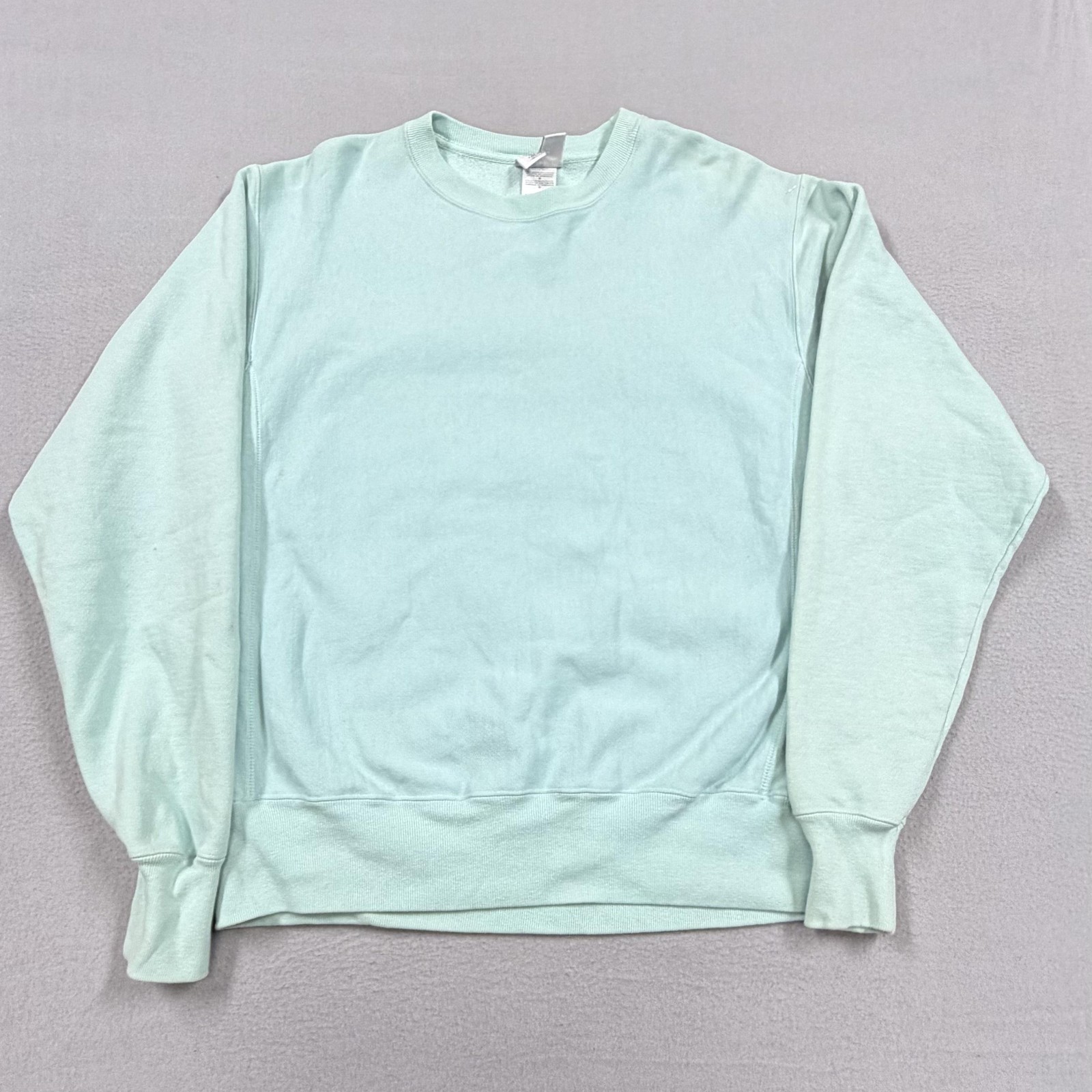 Champion Sweatshirt Mens Medium Green Fleece Crewneck Reverse Weave Pullover