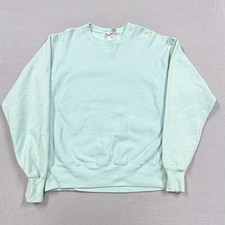 Champion Sweatshirt Mens Medium Green Fleece Crewneck Reverse Weave Pullover