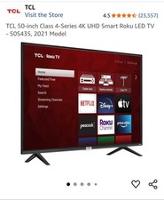 TCL 4-Series S435 50" LED 4K Roku TV