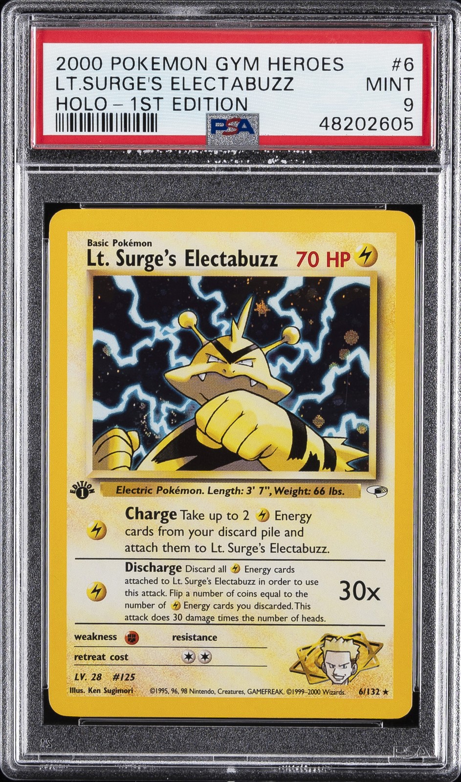 Lt. Surge's Electabuzz 1st Edition #6